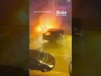 Car explodes on road where Keir Starmer's £2m home was 'targeted in arson attack #keirstarmer #news