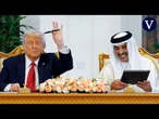 Trump evita hacer comentarios sobre el polémico regalo de Qatar, un avión Boeing 747-8