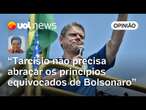 Tarcísio rifa a democracia em nome do apoio de Bolsonaro em 2026, diz Sakamoto