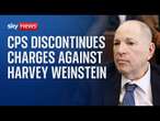 Harvey Weinstein UK assault charges dropped by CPS