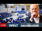 HISTORISCHER TAG: Auftakt zum Machtwechsel - Kanzler Scholz stellt Vertrauensfrage | WELT Livestream