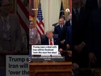 Trump says a deal with Iran will be finalized 'over the next few days'