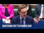 Commons statement on new Mandelson files release