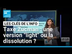 Taxe Zucman : une version "light" ou la dissolution ? • FRANCE 24