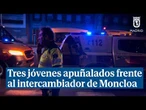 Apuñalan a 3 jóvenes para robarles frente al intercambiador de Moncloa