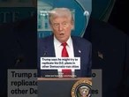 Trump says he might try to replicate his D.C. plans in other Democratic-run cities