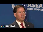 Marco Rubio describes Trump's military strategy with Iran as a ‘head for an eye’