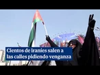 Cientos de personas se reúnen en Teherán para protestar por los ataques israelíes y pedir venganza