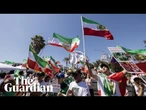 Anti-regime protests take place outside Iran's first World Cup match
