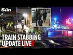 LIVE: Police give update after 10 injured in mass stabbing on train