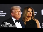 Trump booed and cheered in first appearance at Kennedy Center since he became president