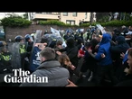 Protesters clash with police in Southampton over Henry Nowak murder