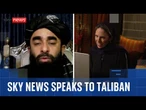 Afghanistan has 'visible signs of recovery', Taliban spokesman tells Sky News | Watch full interview