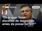 Dino vai atrair muitas críticas se fizer discurso de despedida no Senado, analisa Tales