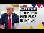 Zelenskyy thanks Trump as US president rails against Putin | Ukraine War