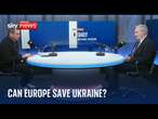 Prof Michael Clarke assesses Europe's plan to defend Ukraine