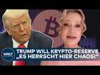 USA: Trump ordnet Krypto-Reserve an! Was bedeutet das? I WELT Analyse