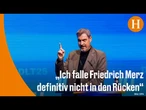 CSU-Chef Söder stellt sich im Rentenstreit hinter den Kanzler