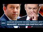 BERLIN: Kanzler-Desaster! Schock für Olaf Scholz vor SPD-Parteitag! Sogar der Parteichef reagiert