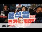 South Korea investigators may extend president's arrest warrant | BBC News