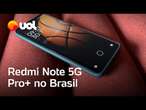 Redmi Note 14 5G Pro+ chega ao Brasil com bateria de respeito e câmera inteligente