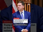 Trump nominates Jay Clayton as the next director of national intelligence