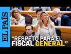 ESPAÑA | Yolanda Díaz: “Voy a salir en defensa de una institución que merece respeto"