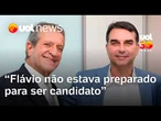 Flávio Bolsonaro não estava preparado para ser candidato, diz Valdemar Costa Neto
