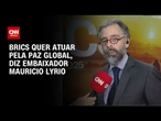 “Brics é um grupo que quer cooperar pela paz mundial”, diz embaixador Mauricio | CNN 360º