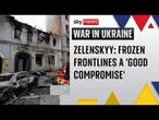 Zelenskyy hails Trump peace proposal | War in Ukraine