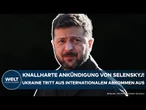 PUTINS KRIEG: Knallharte Ankündigung von Selenskyj! Jetzt will die Ukraine aus Abkommen austreten