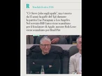 “C’è Steve Jobs sugli spalti”, ma è morto nel 2011: la gaffe del Tg1 durante Usa-Paraguay