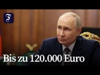 Putin erlässt neuen Rekruten ihre Schulden