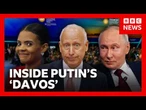 Steve Rosenberg inside Putin's economic forum | BBC News
