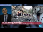 V. Türk, haut-commissaire de l'ONU aux droits de l'homme : "La situation à Gaza est apocalyptique"