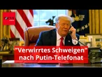 Als Trump Europäern vom Putin-Telefonat erzählt, herrscht "verwirrtes Schweigen"