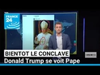 Vous ne rêvez pas ! Donald Trump s'est bien grimé en Pape ! • FRANCE 24
