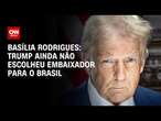 Basília Rodrigues: Trump ainda não escolheu embaixador para o Brasil | LIVE CNN