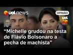 Michelle Bolsonaro grudou na testa de Flávio a pecha de 'machista e misógino' | Josias de Souza