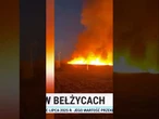 Wielki pożar w Bełżycach. Działania potrwają jeszcze kilka dni