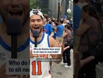 Who do Knicks fans want to sit next to courtside?