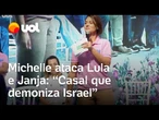 Michelle Bolsonaro ataca Lula e Janja em evento do PL Mulher: 'esquerda maldita'