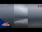 Portogallo, il raro e affascinante fenomeno della "roll cloud"