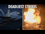 Massive US strikes kill dozens at Yemeni oil port in deadliest attack on Houthis