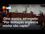 Dino questiona advogado de Anderson Torres sobre citação de 12 de dezembro e ironiza