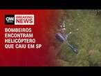 Bombeiros encontram helicóptero que caiu em SP | CNN NOVO DIA