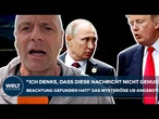 UKRAINE-KRIEG: "Denke, dass diese Nachricht nicht genug Beachtung gefunden hat" Mysteriöses Angebot!