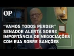 "Temos pouco mais de 24h para conseguir uma decisão sensata", afirma Esperidião Amin sobre tarifaço