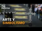La ICONOGRAFÍA y SIGNIFICADO OCULTOS en la MISA y PROCESIÓN CELEBRADAS por el PAPA en MADRID | RTVE