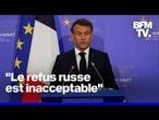 Ukraine, Gaza, ingérences russes: la conférence de presse en intégralité d'Emmanuel Macron